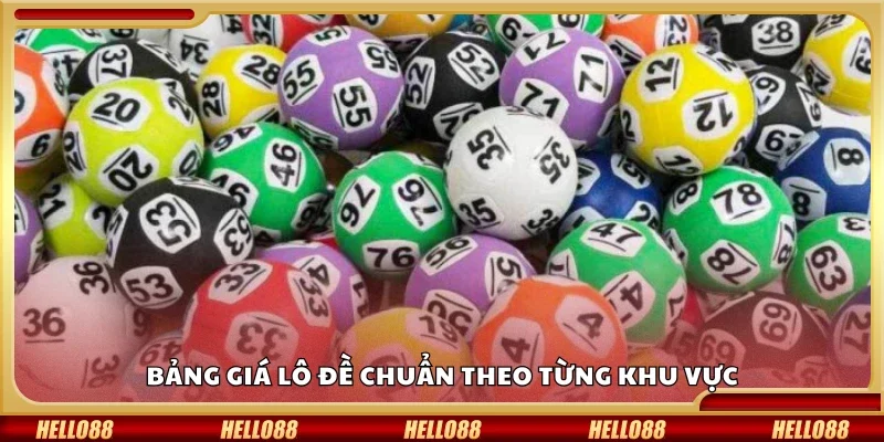 Khám phá bảng giá lô đề chuẩn theo từng khu vực